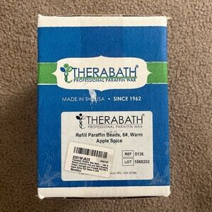 6 1lb Bags Warm Apple Spice Refill Therabath Professional PRO Bath Paraffin Wax